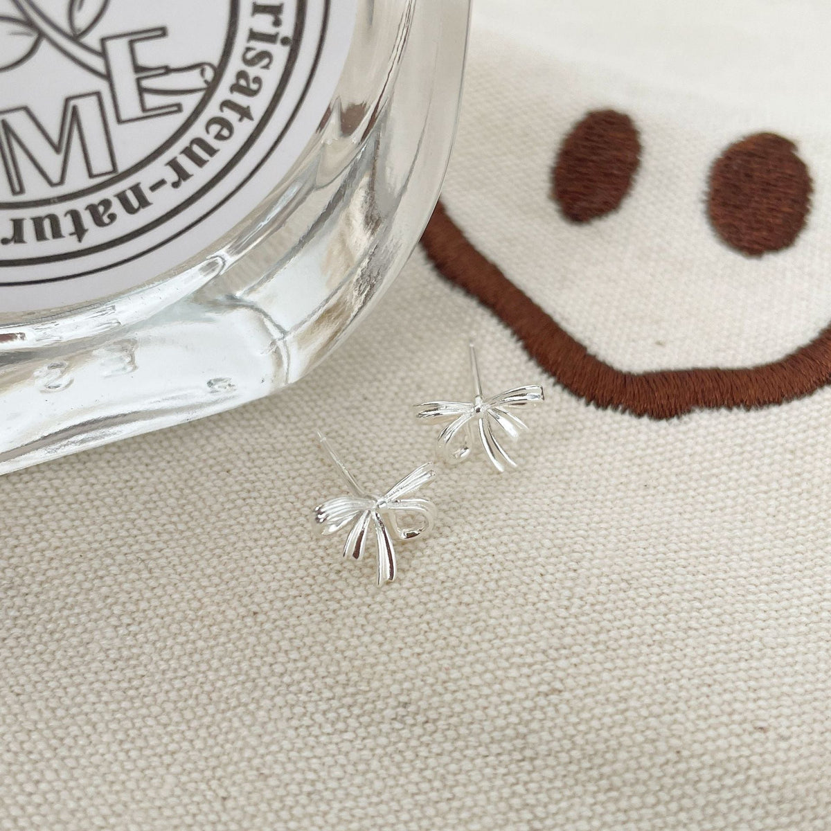 925 sterling silver earrings - silvery