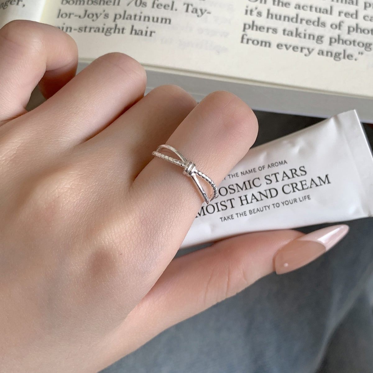 925 sterling silver ring - silver