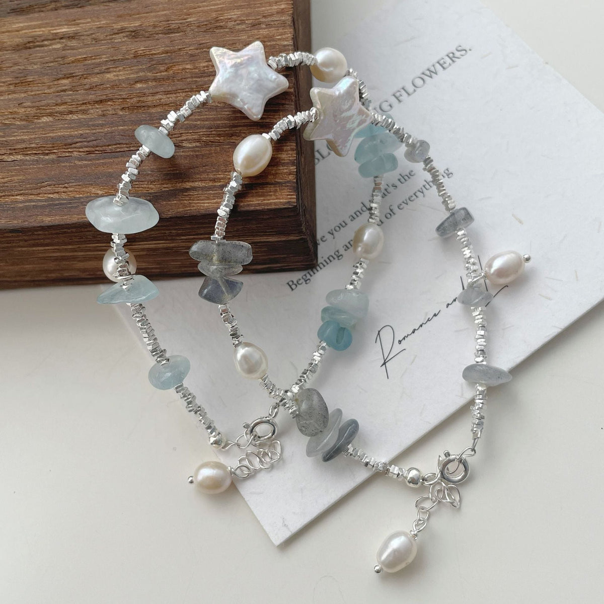 925 sterling silver pearl bracelet