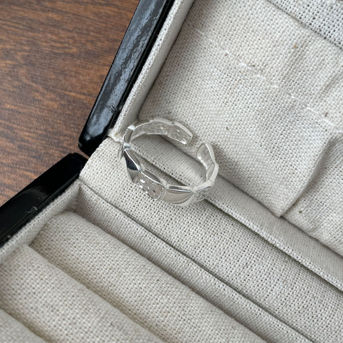 S925 sterling silver ring - silvery