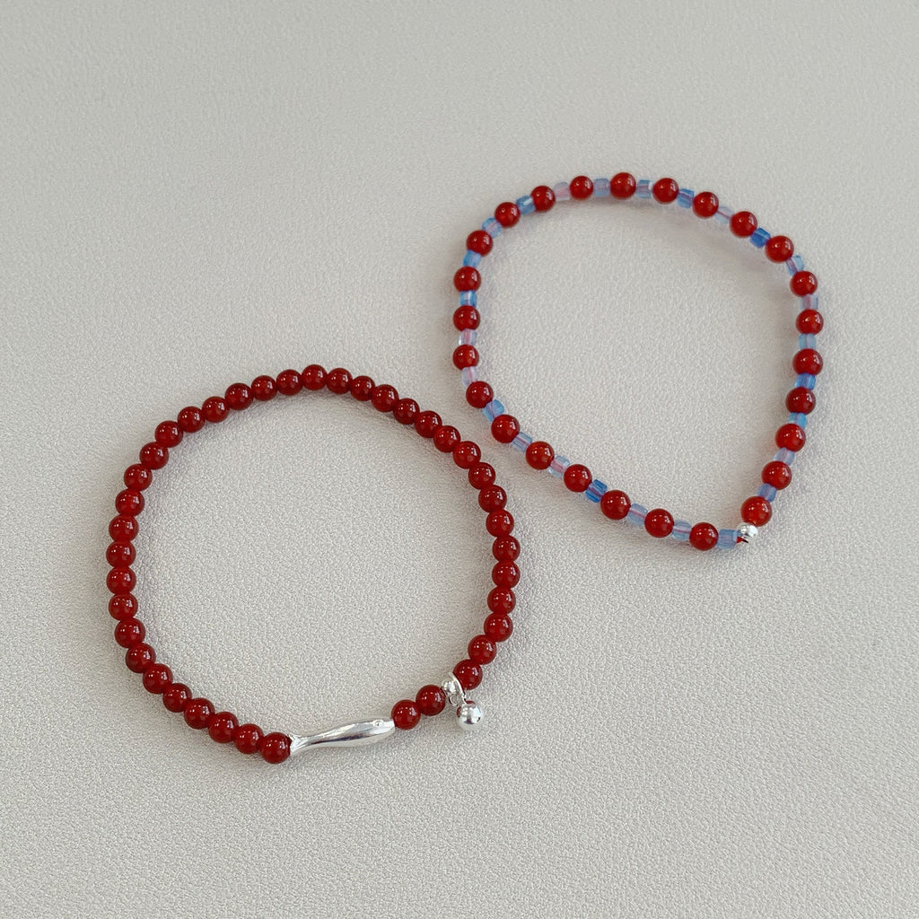Red Agate Bracelet – detail view 3