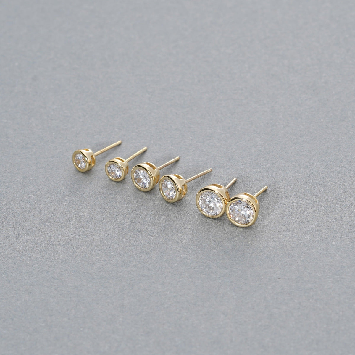 925 sterling silver earrings with sparkling zirconium
