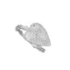 Rhodium Plated / Opening adjustable