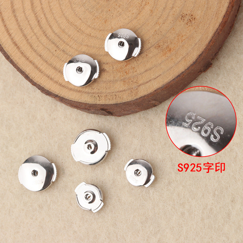 S925 Sterling Silver UFO-Style Earring Backs