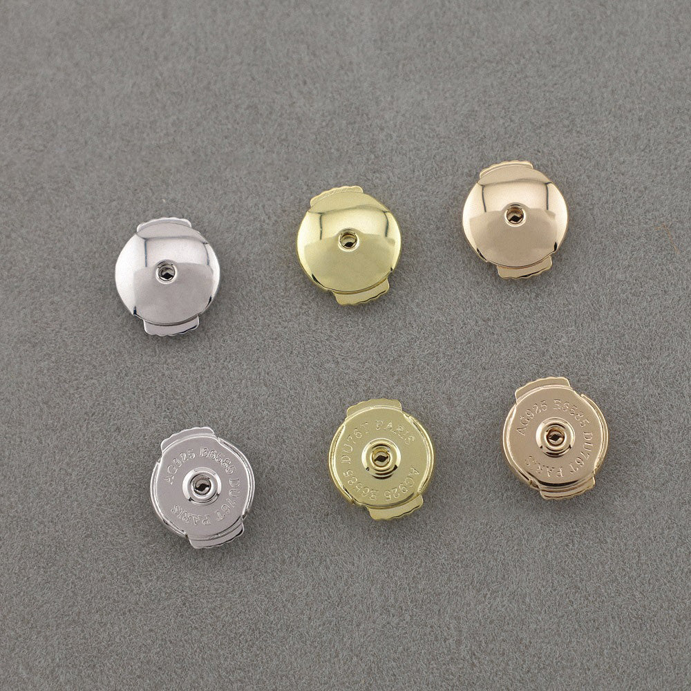 Push-to-fit flying-saucer-style earplugs（Brass）