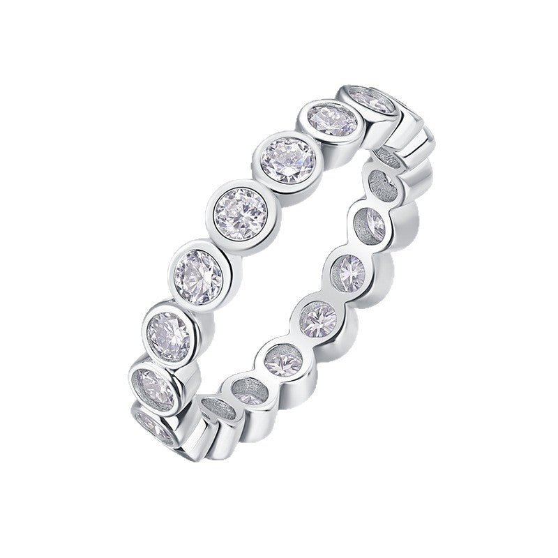 3mm Moissanite Eternity Band – detail view 3