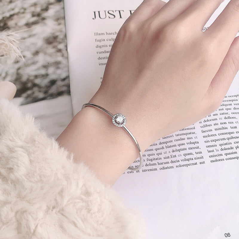925 Sterling Silver Moissanite Bracelet