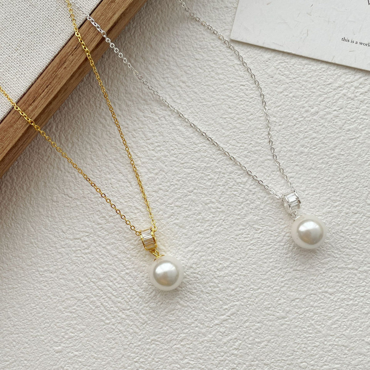 925 sterling silver pearl pendant necklace
