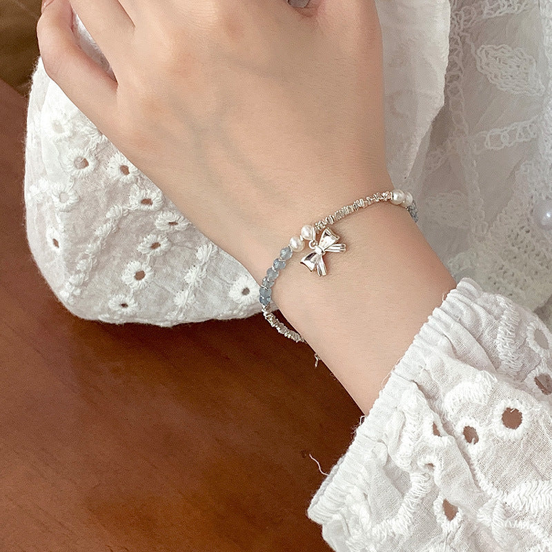 925 sterling silver bracelet - silvery