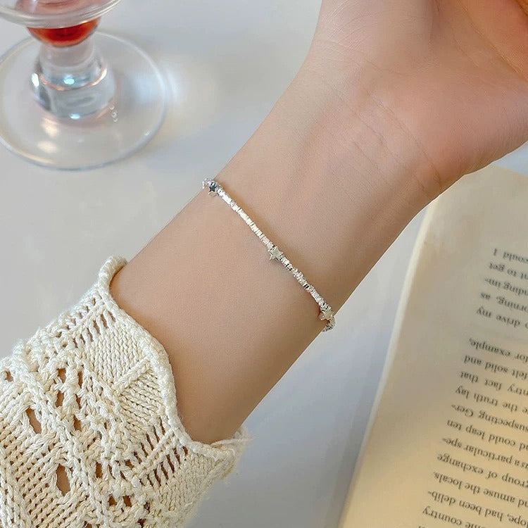 925 sterling silver bracelet - silvery