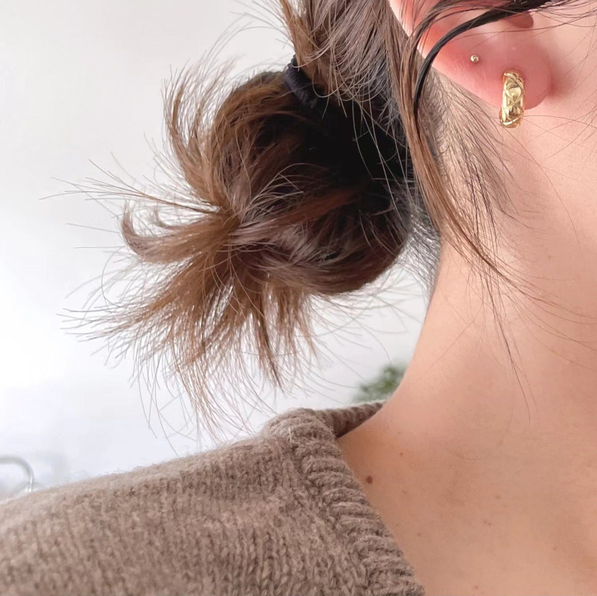 925 sterling silver ear buckle