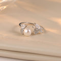 925 sterling silver freshwater pearl ring
