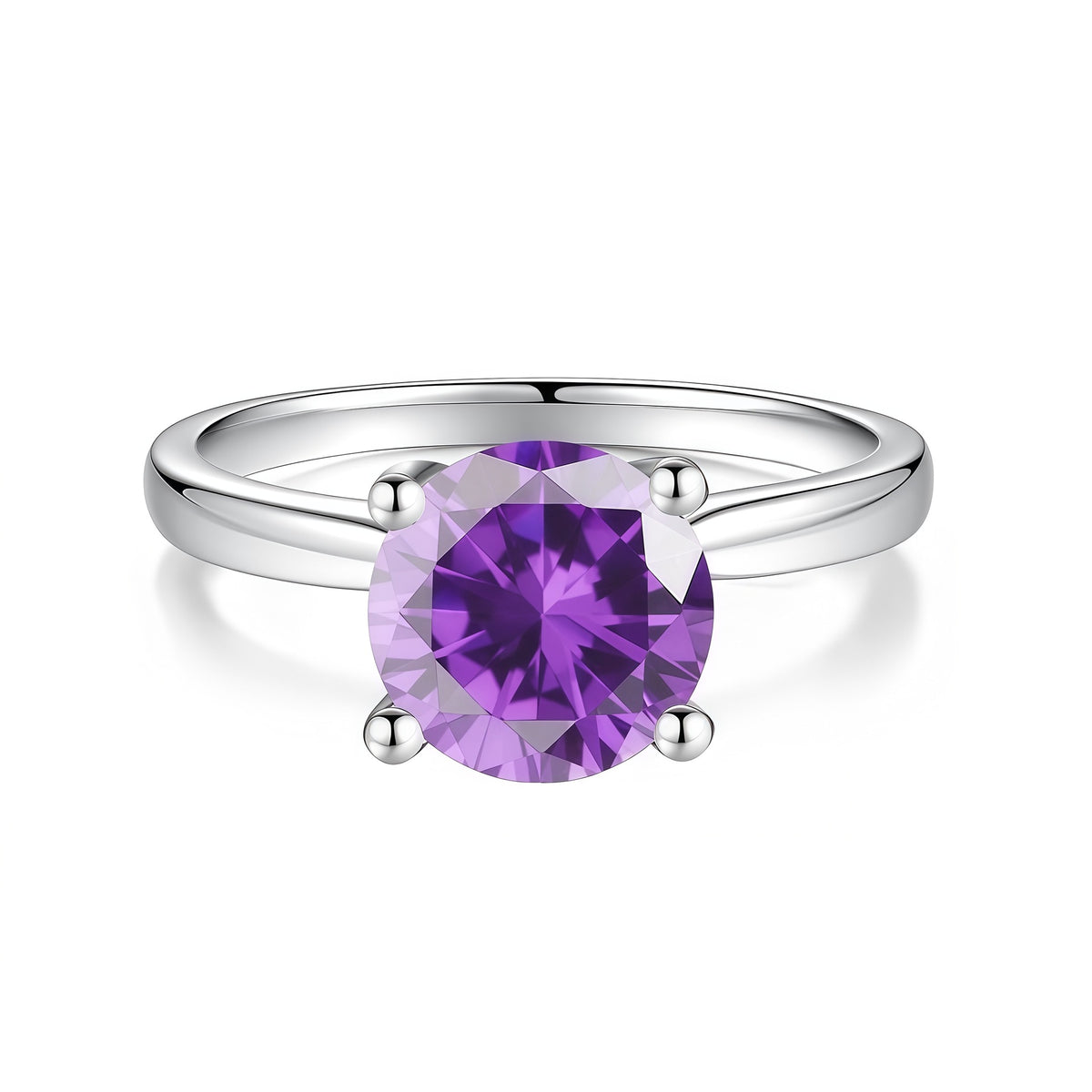 S925 Sterling Silver Moissanite Ring