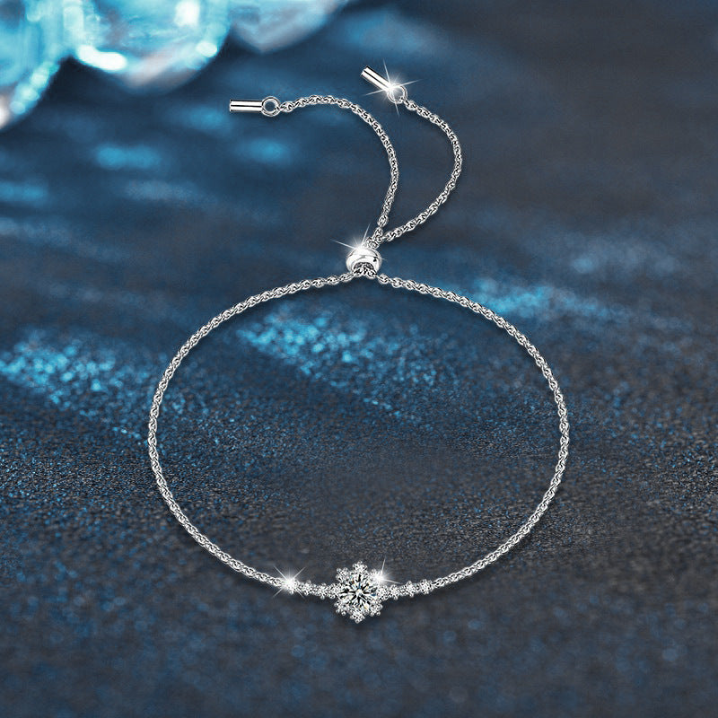 925 Sterling Silver Moissanite Bracelet