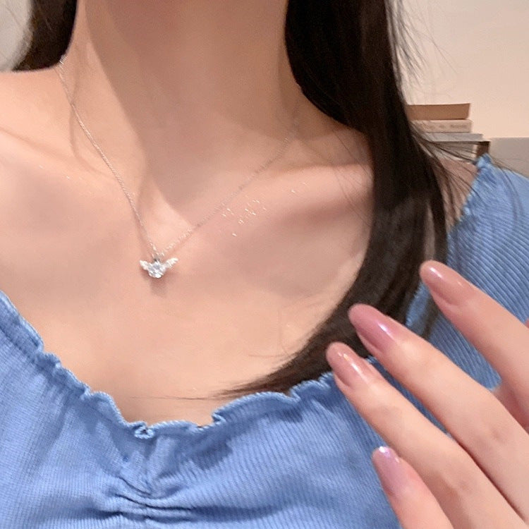 925 sterling silver angel necklace