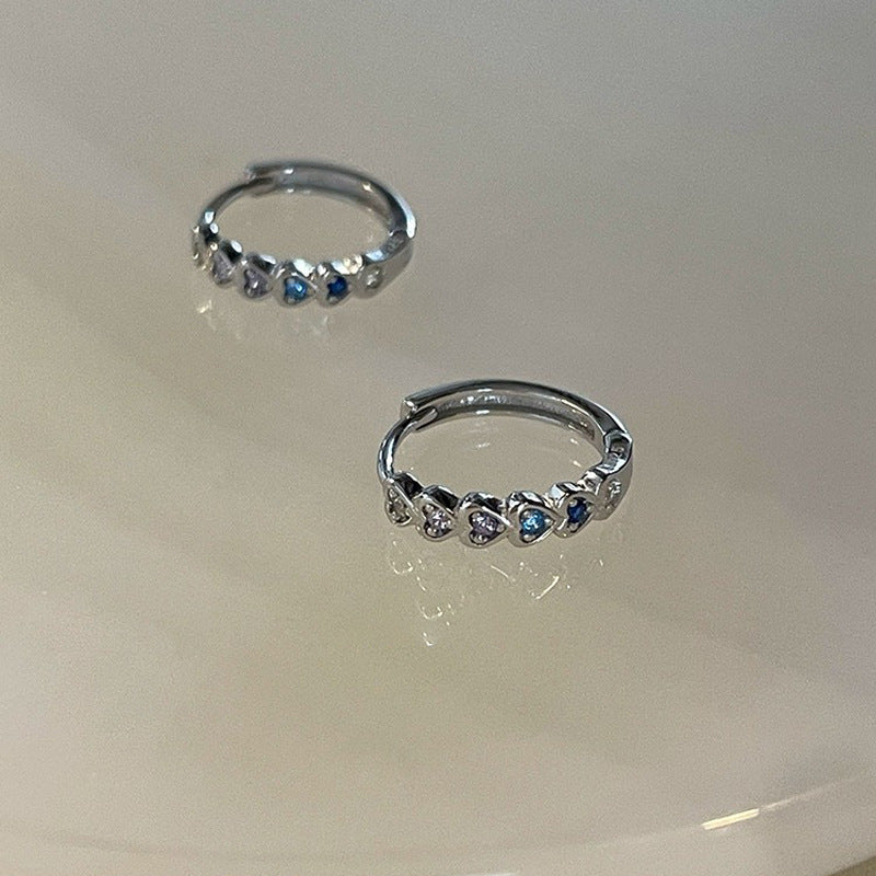 925 sterling silver earrings - silvery