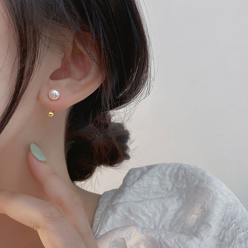 925 sterling silver freshwater pearl earrings