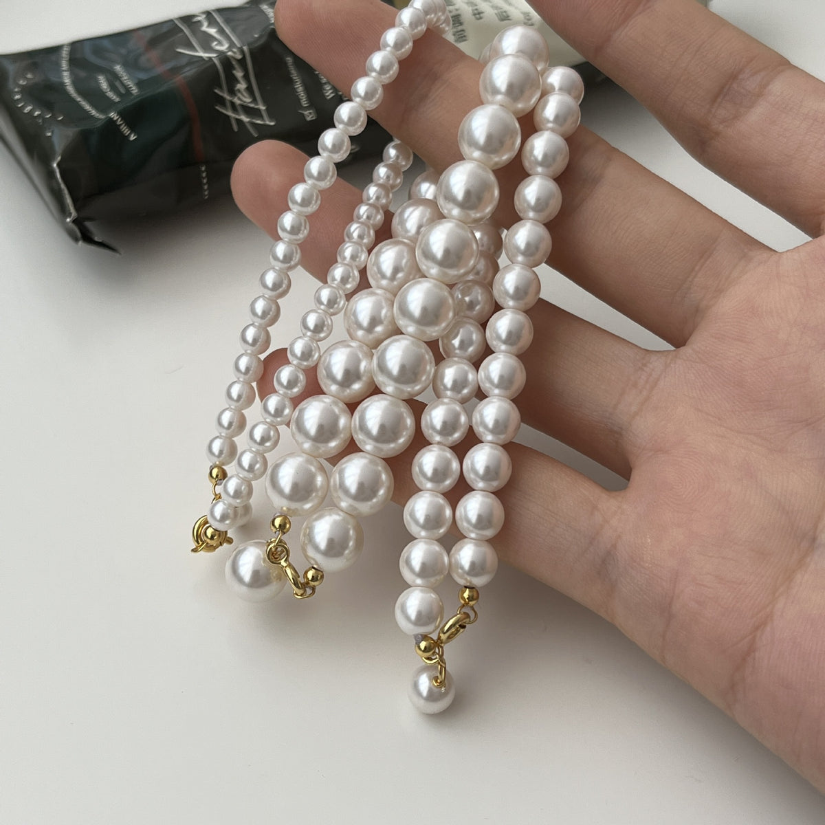 925 sterling silver pearl bracelet