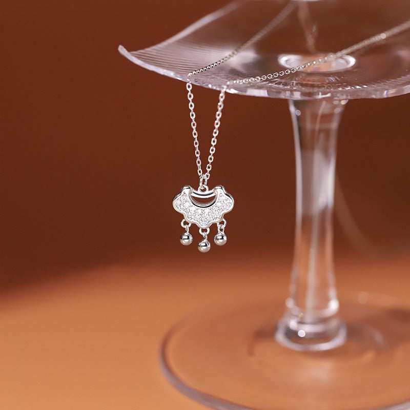 925 sterling silver necklace - silvery