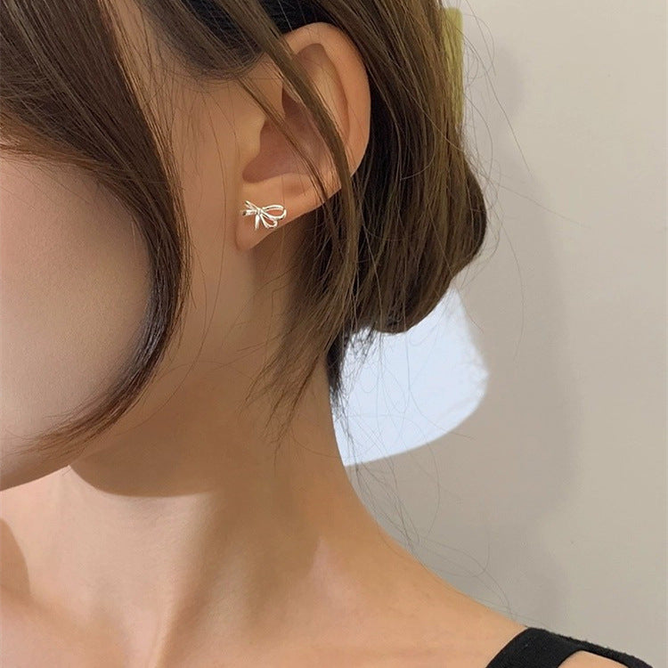 925 sterling silver bowkont earrings