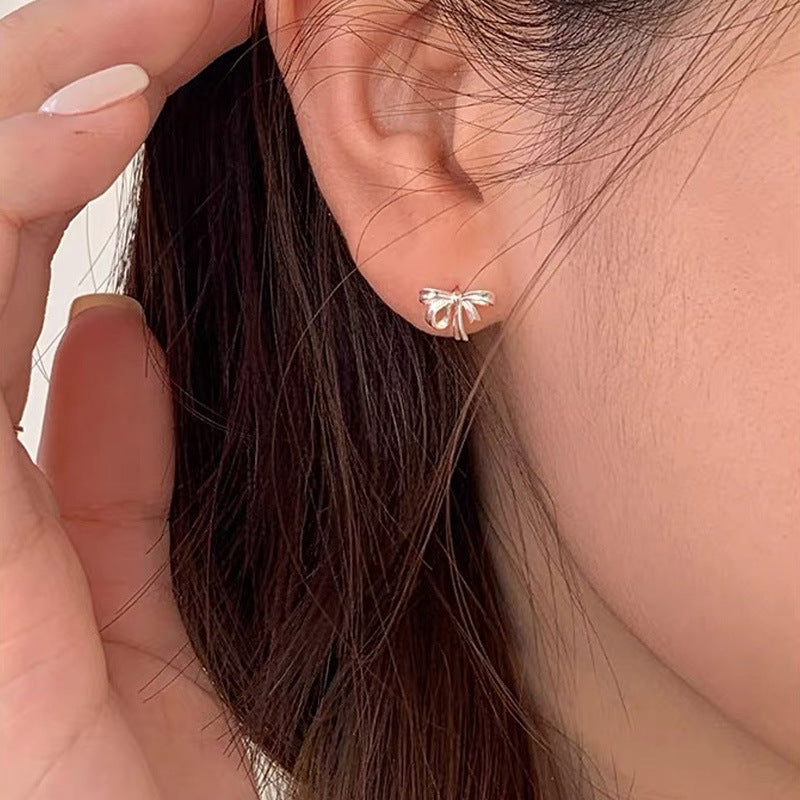 925 sterling silver earrings - silvery