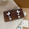 S925 sterling silver butterfly earrings