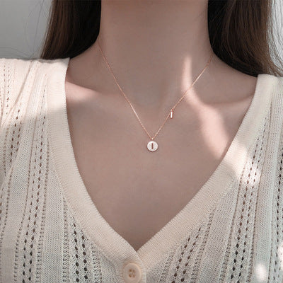 925 sterling silver 26 letter pendant necklace