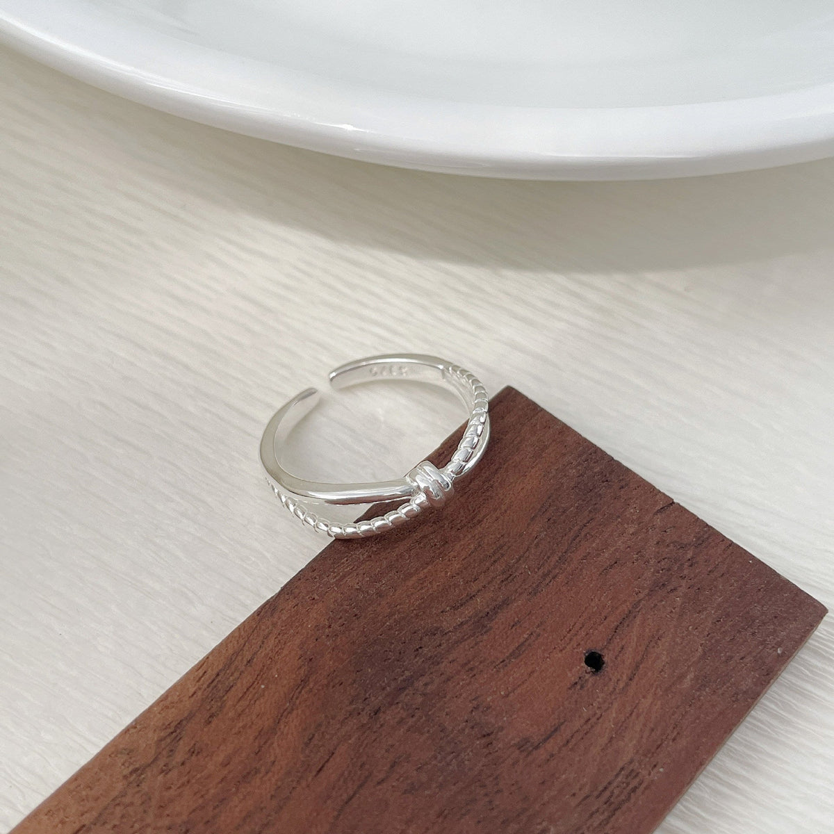 925 sterling silver ring - silver