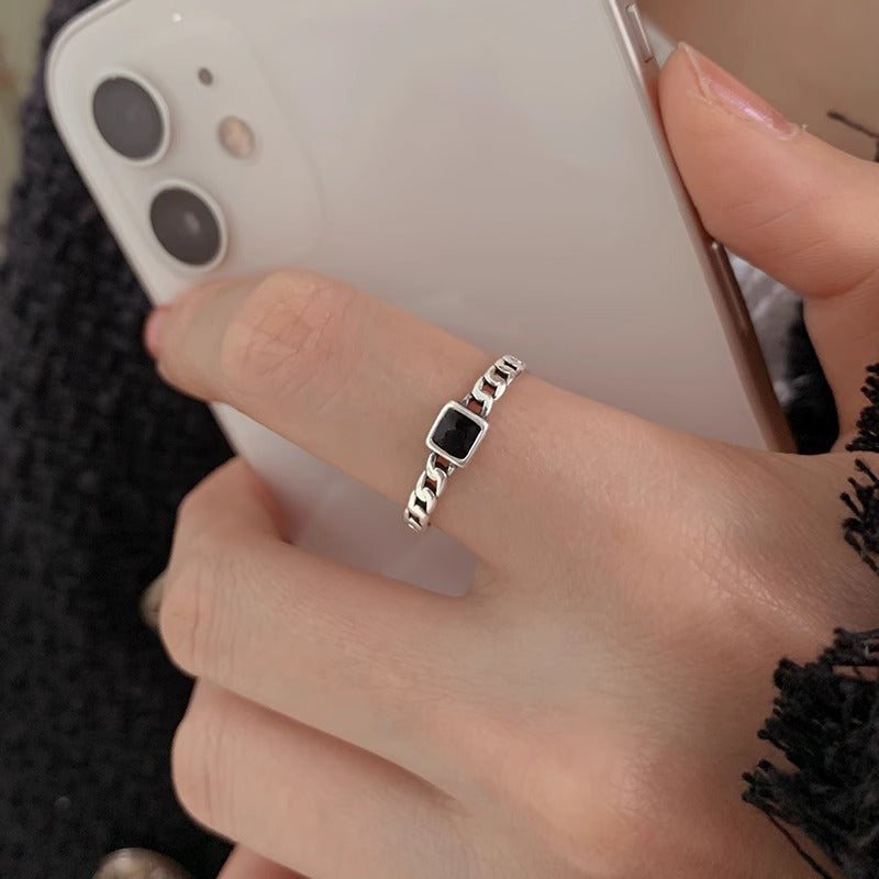 S925 Pure Silver Open Ring - Silvery