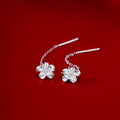 999 Silver Gardenia Earrings