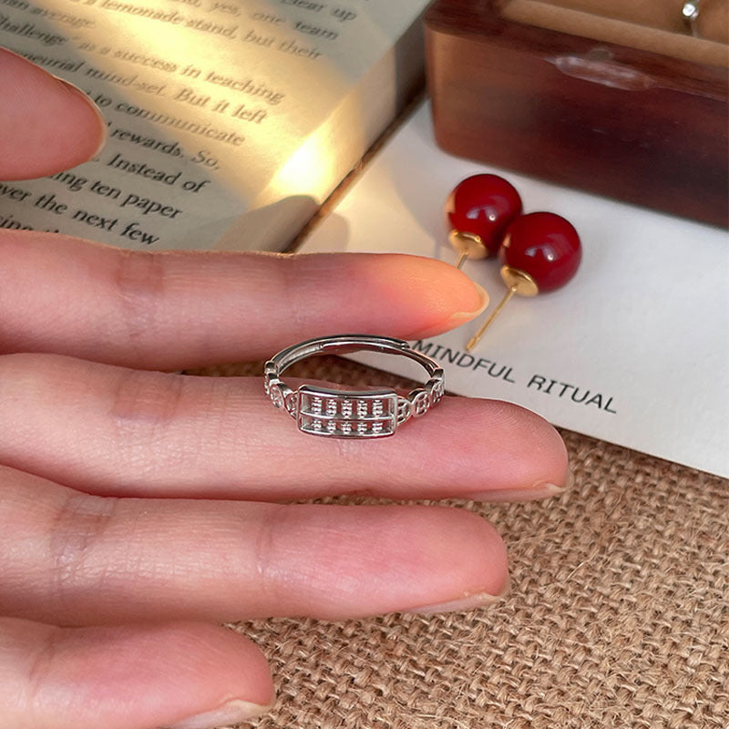 S925 Pure Silver Open Ring - Silvery