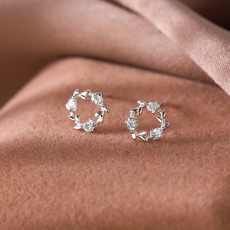 925 sterling silver earrings - silvery