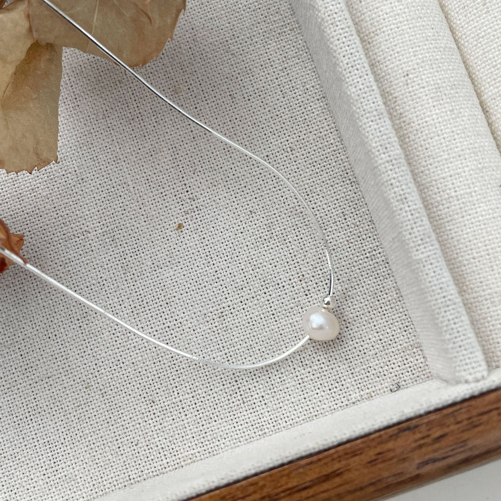 925 sterling silver freshwater pearl necklace
