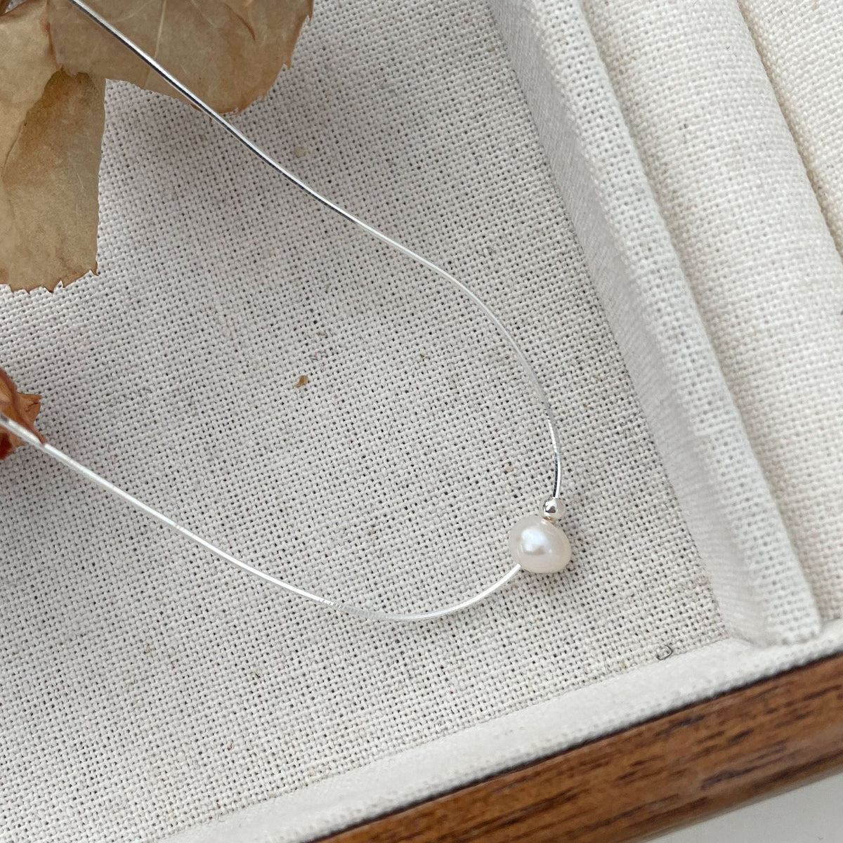 925 sterling silver freshwater pearl necklace