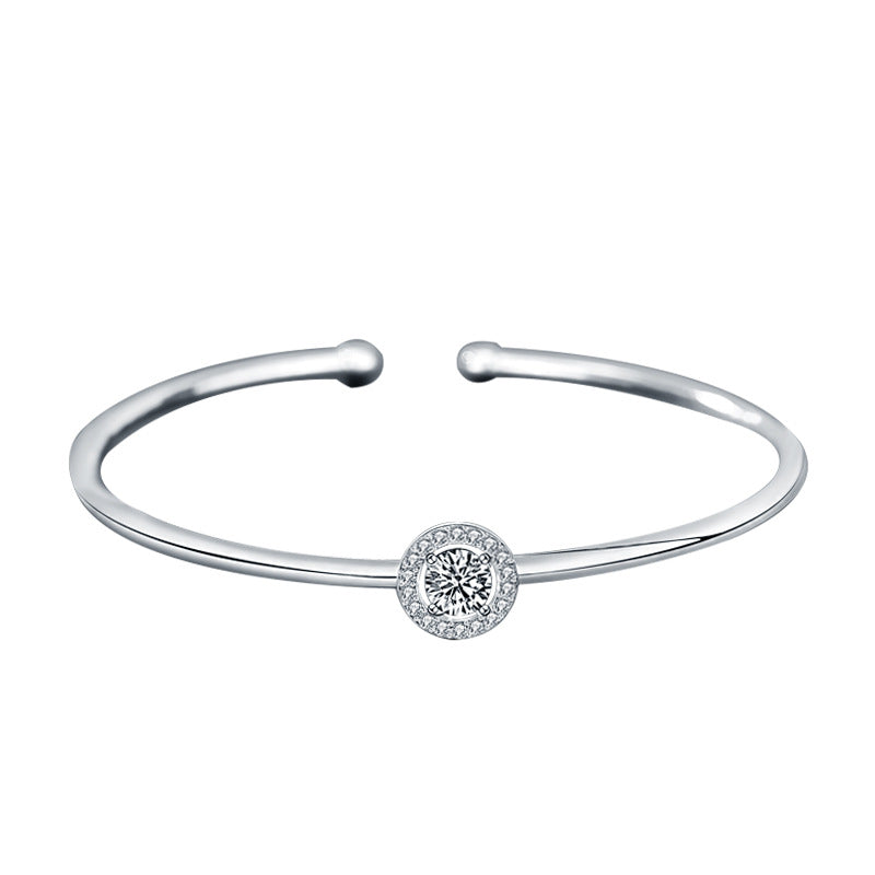 925 Sterling Silver Moissanite Bracelet