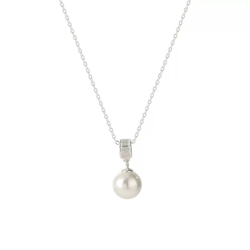 925 sterling silver pearl pendant necklace