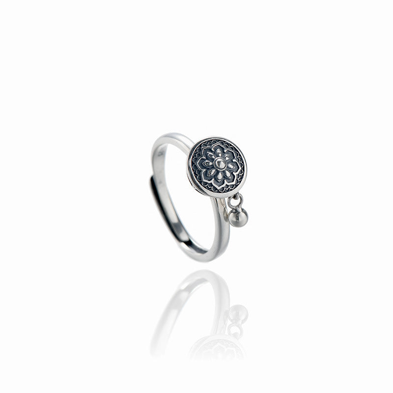 925 sterling silver ring - silvery