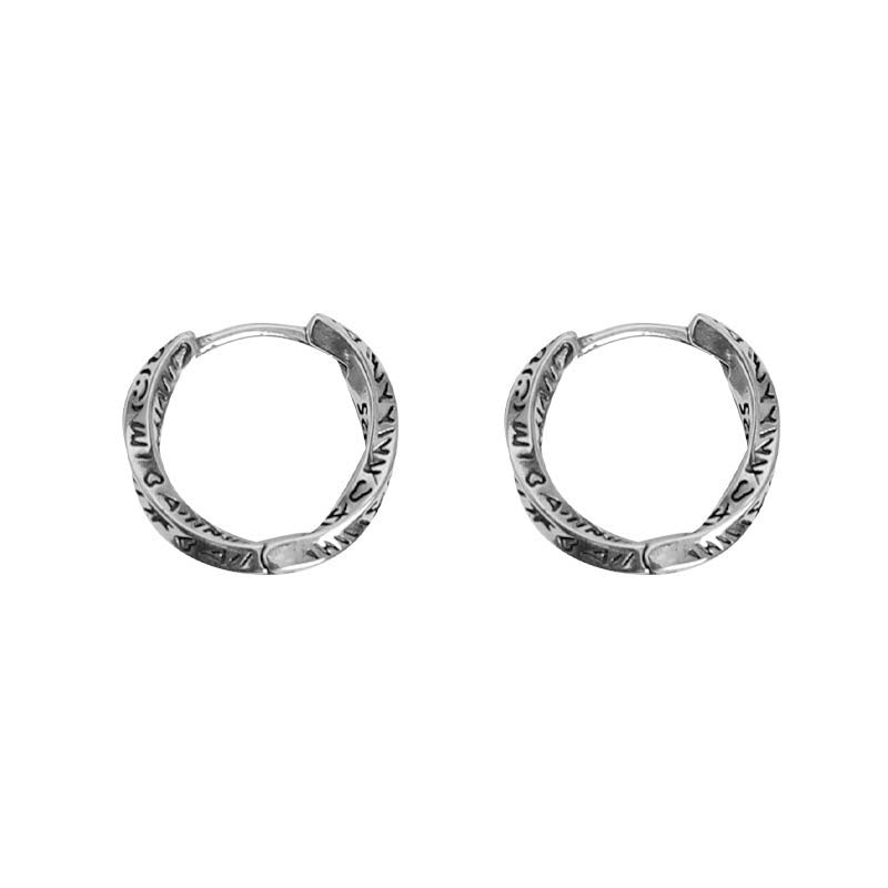 925 sterling silver earrings - silvery