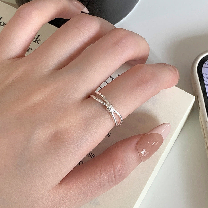925 sterling silver ring - silver