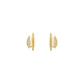 925 sterling silver earrings - golden
