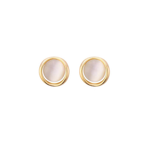 925 sterling silver cat eye stone earrings