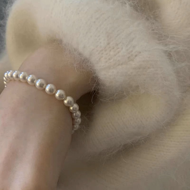 925 sterling silver pearl bracelet
