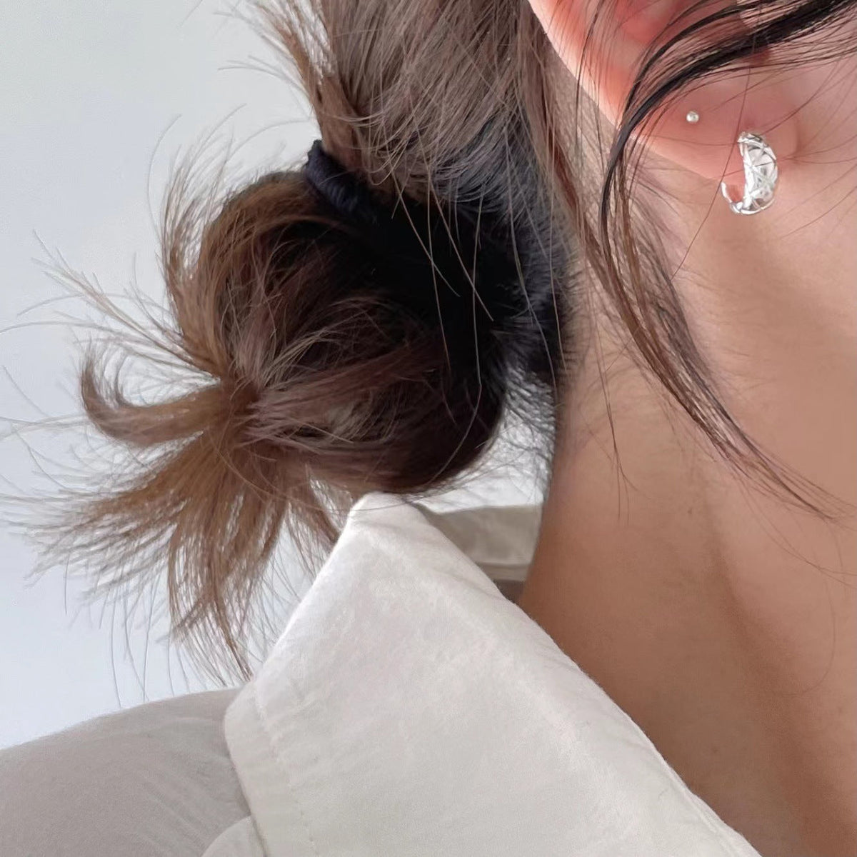 925 sterling silver ear buckle