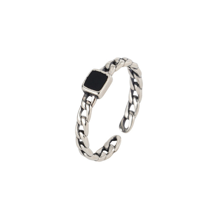 S925 Pure Silver Open Ring - Silvery