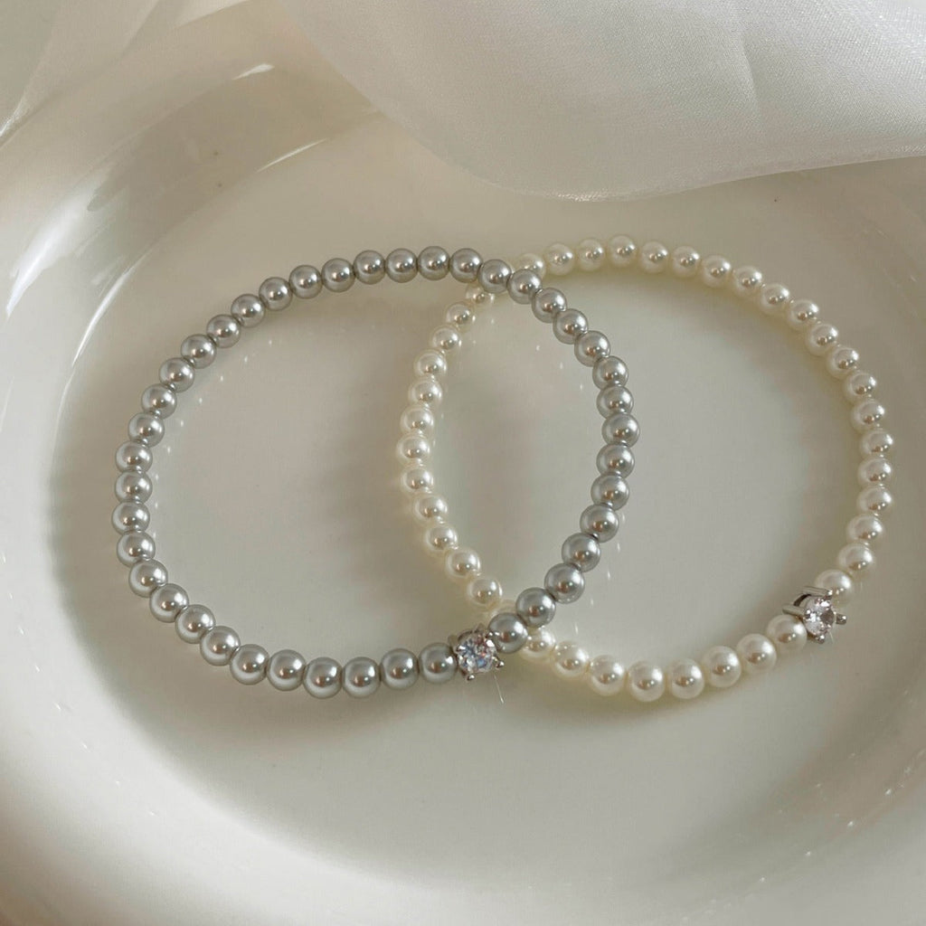 925 sterling silver pearl bracelet
