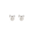 925 sterling silver pearl earrings