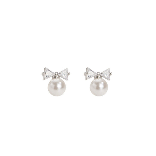925 sterling silver pearl earrings