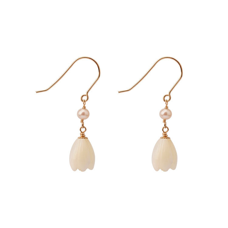 925 sterling silver earrings - golden