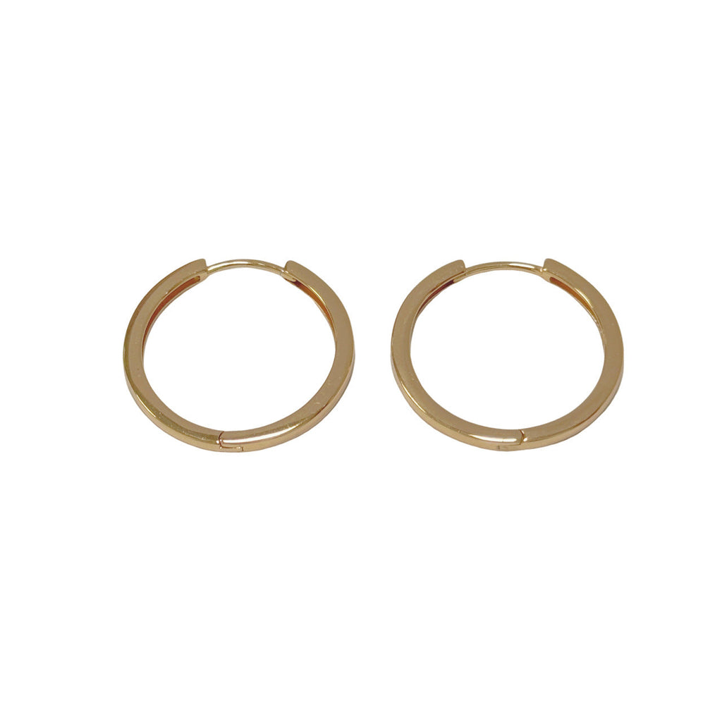 925 sterling silver earrings - champagne golden