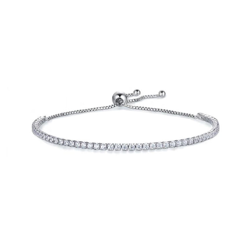 S925 Sterling Silver Moissanite Bracelet